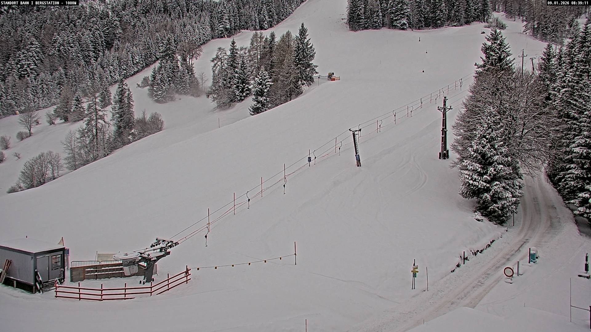 Archiv Foto Webcam Bergstation Almbahn I, Lofer