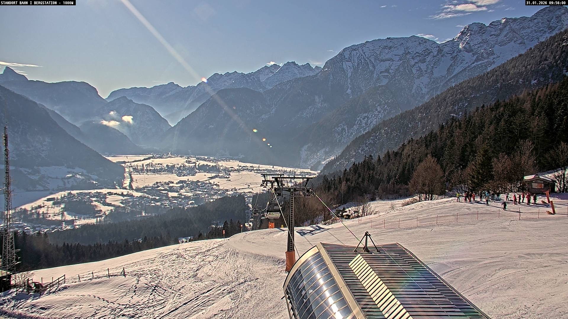 Archiv Foto Webcam Bergstation Almbahn I, Lofer