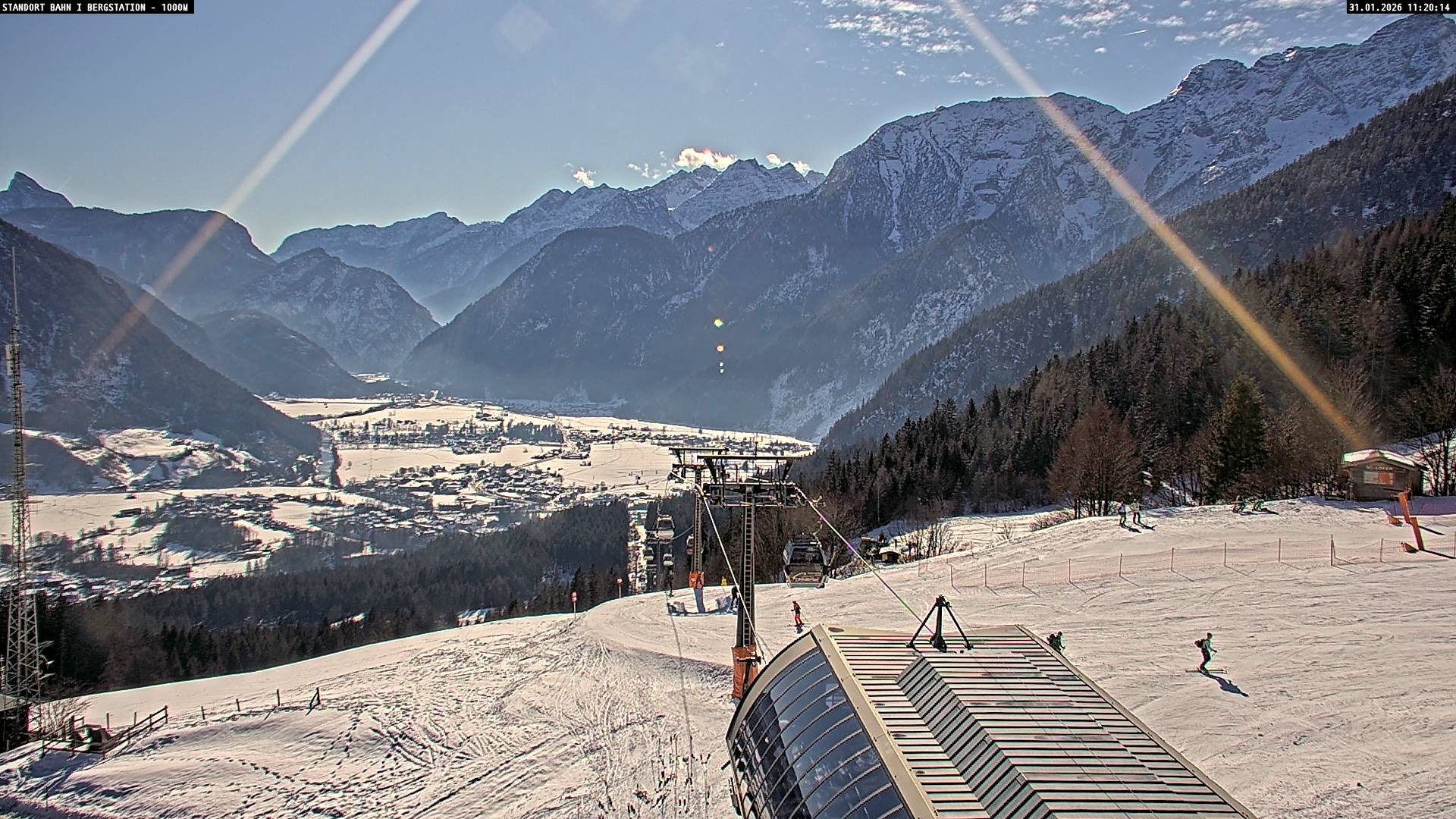 Archiv Foto Webcam Bergstation Almbahn I, Lofer