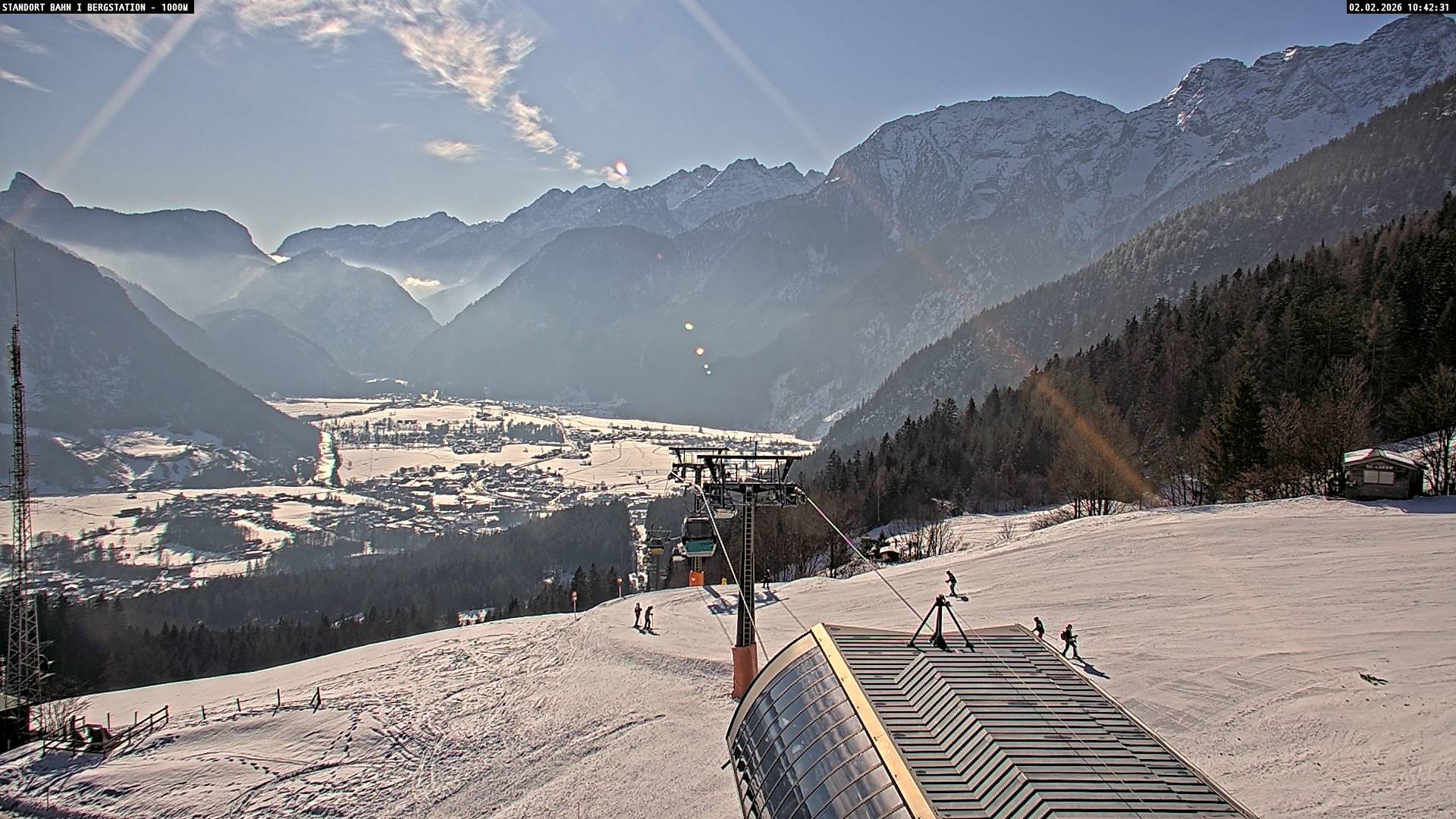 Archiv Foto Webcam Bergstation Almbahn I, Lofer