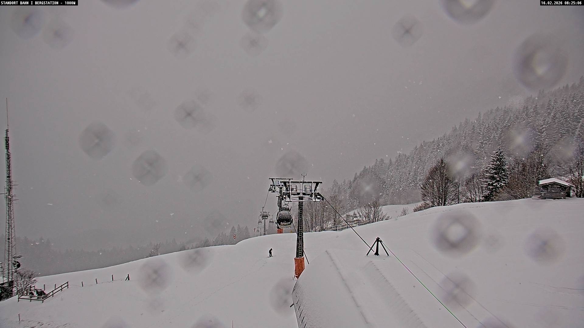 Archiv Foto Webcam Bergstation Almbahn I, Lofer
