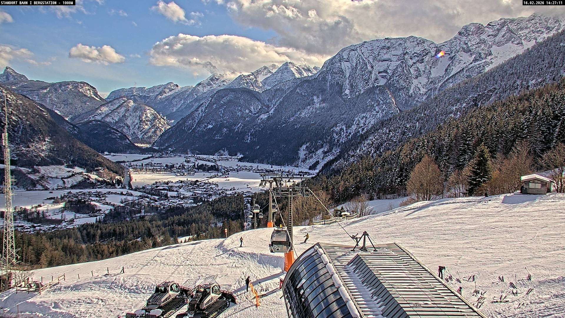 Archiv Foto Webcam Bergstation Almbahn I, Lofer