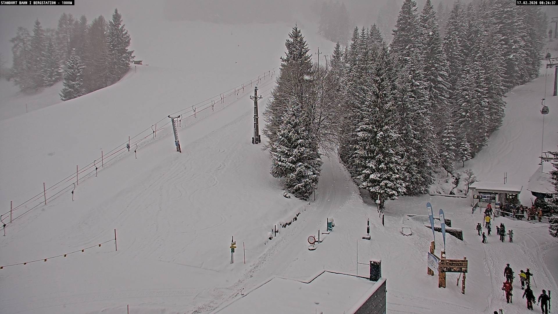 Archiv Foto Webcam Bergstation Almbahn I, Lofer