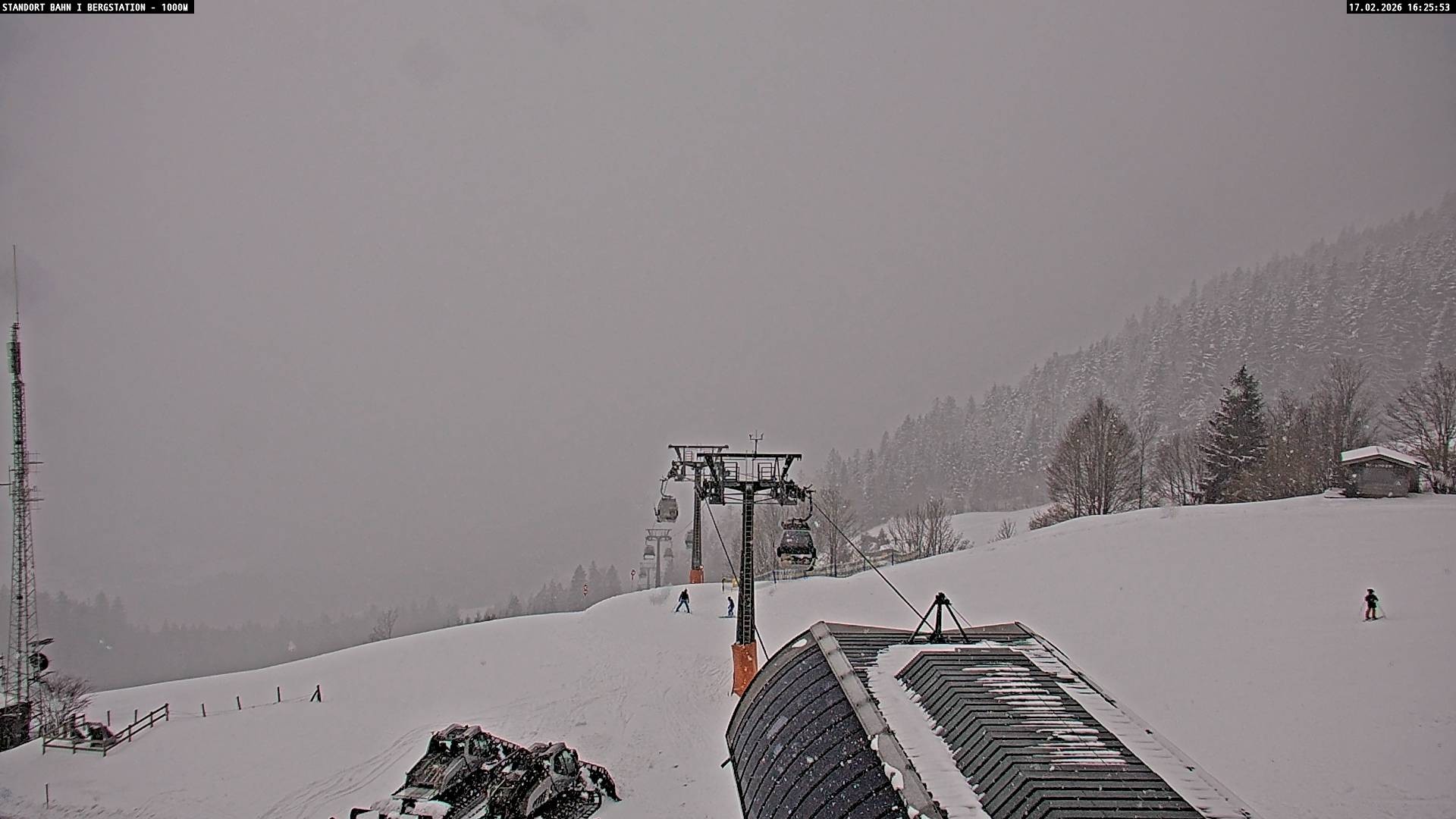 Archiv Foto Webcam Bergstation Almbahn I, Lofer