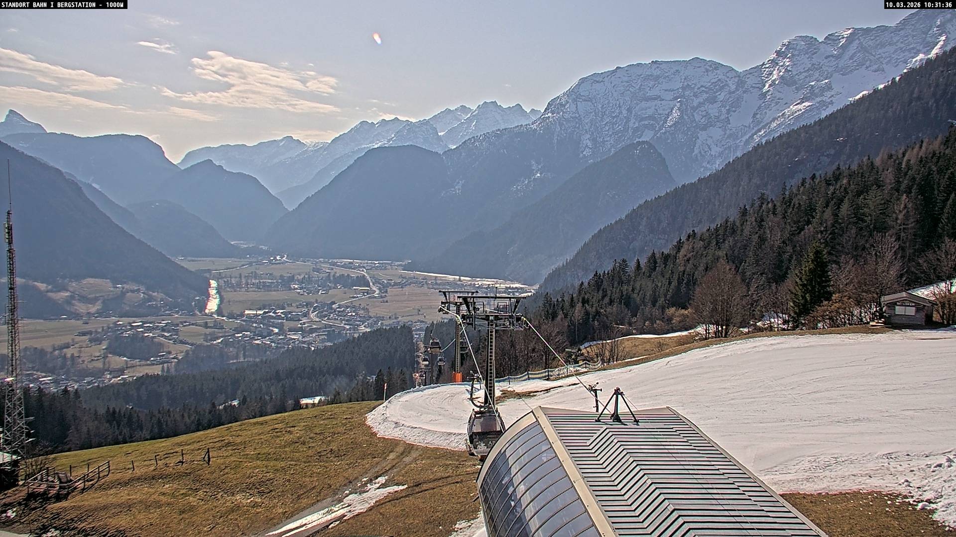 Archiv Foto Webcam Bergstation Almbahn I, Lofer