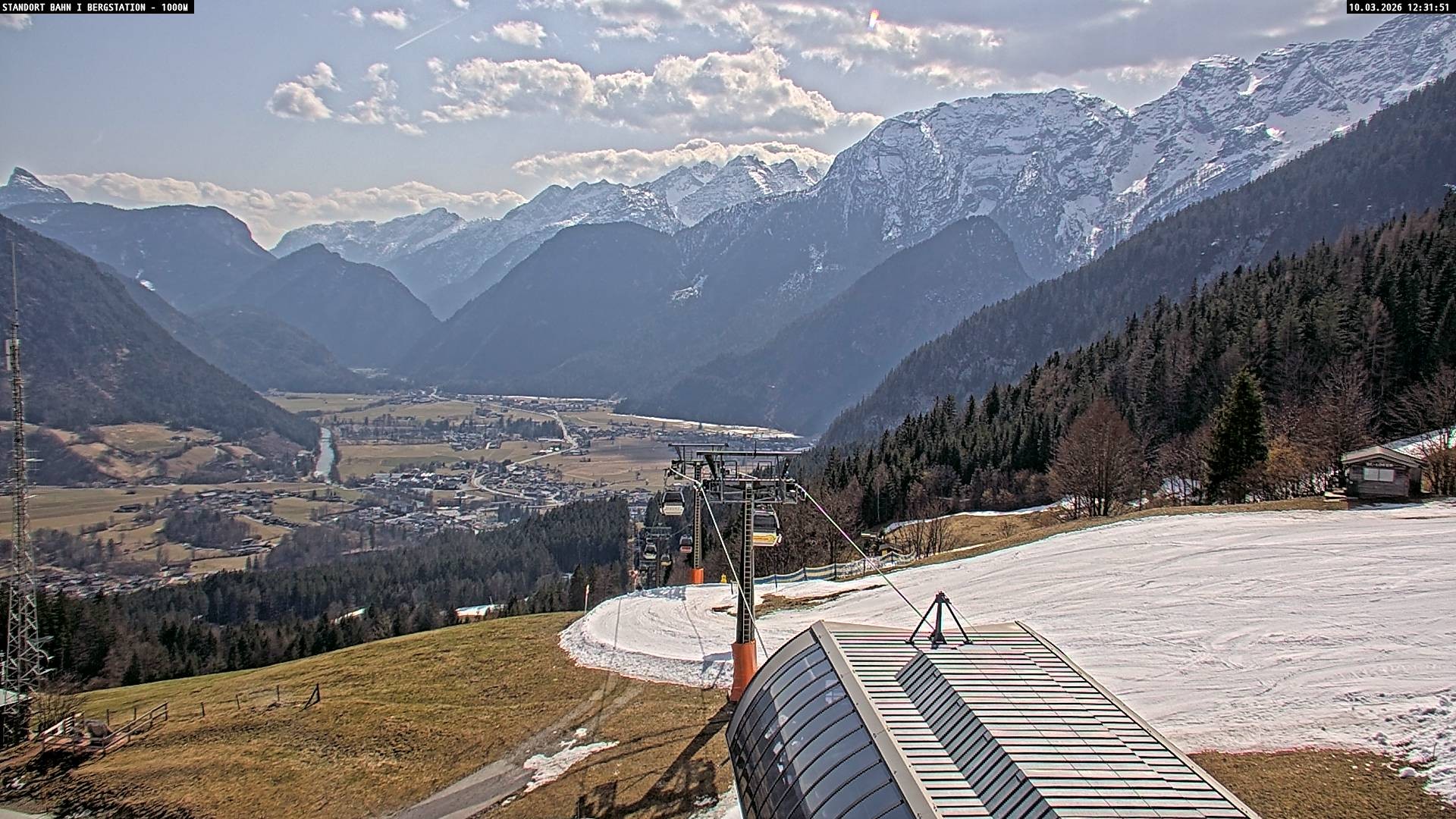 Archiv Foto Webcam Bergstation Almbahn I, Lofer