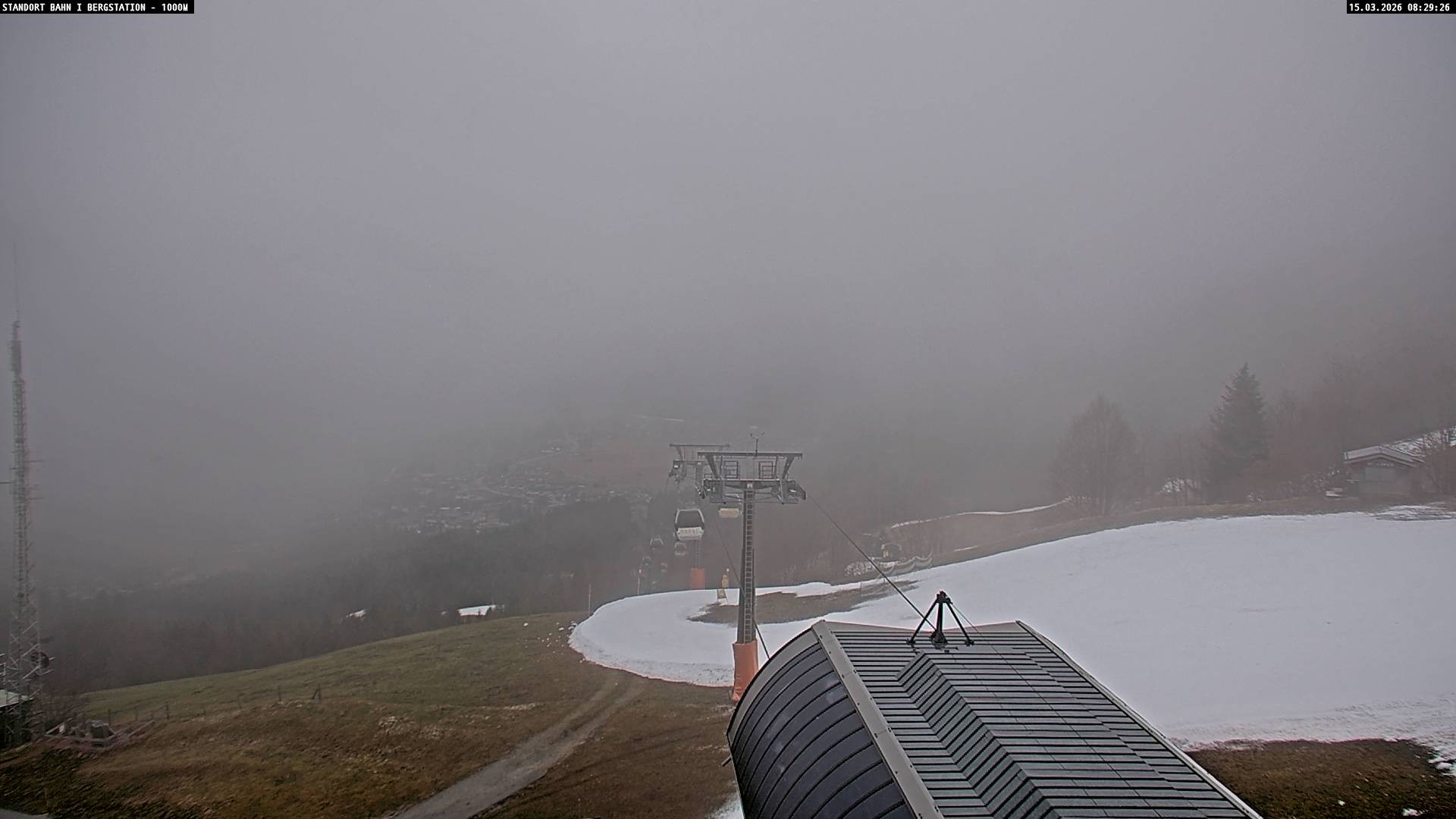 Archiv Foto Webcam Bergstation Almbahn I, Lofer