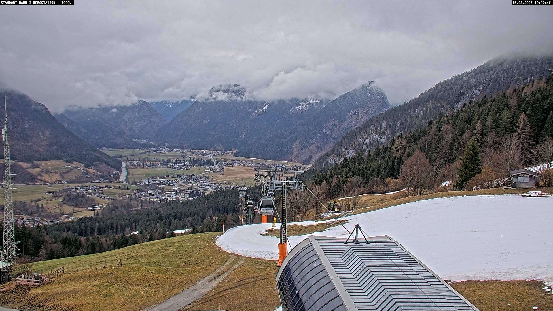 Archiv Foto Webcam Bergstation Almbahn I, Lofer