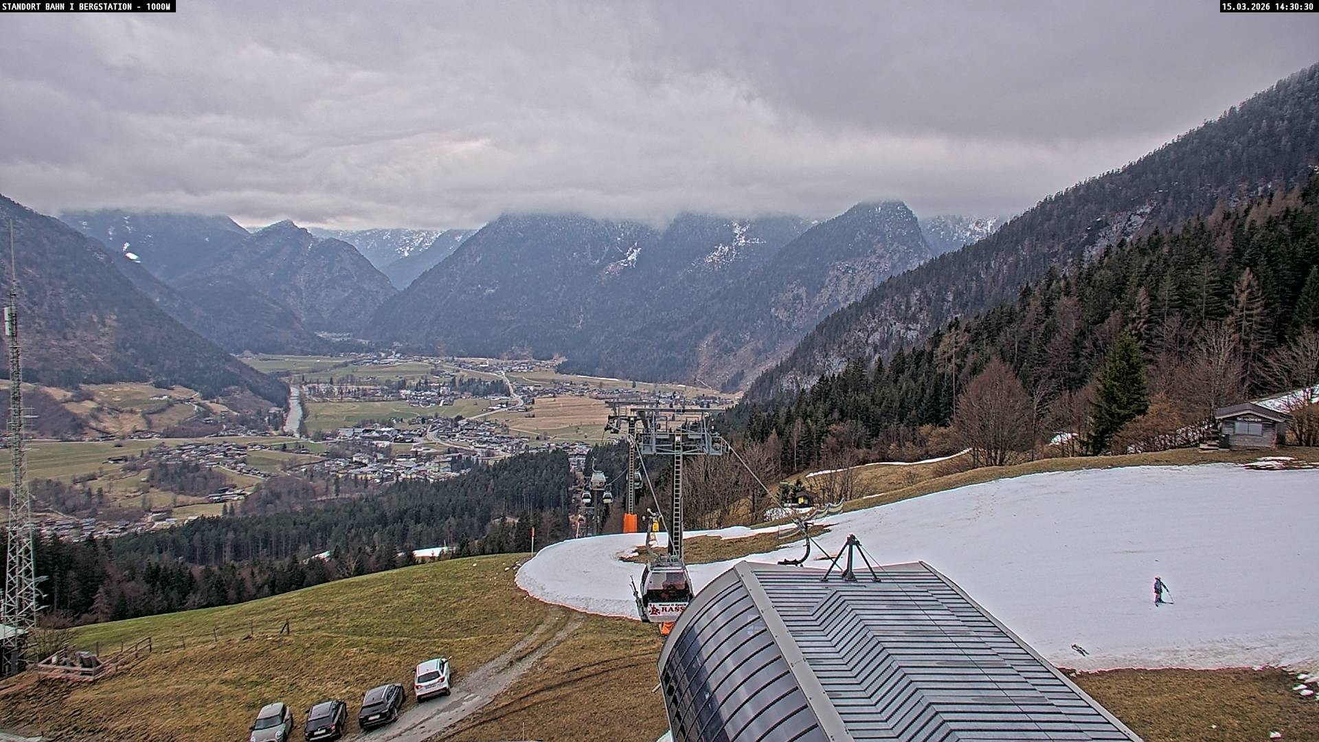 Archiv Foto Webcam Bergstation Almbahn I, Lofer