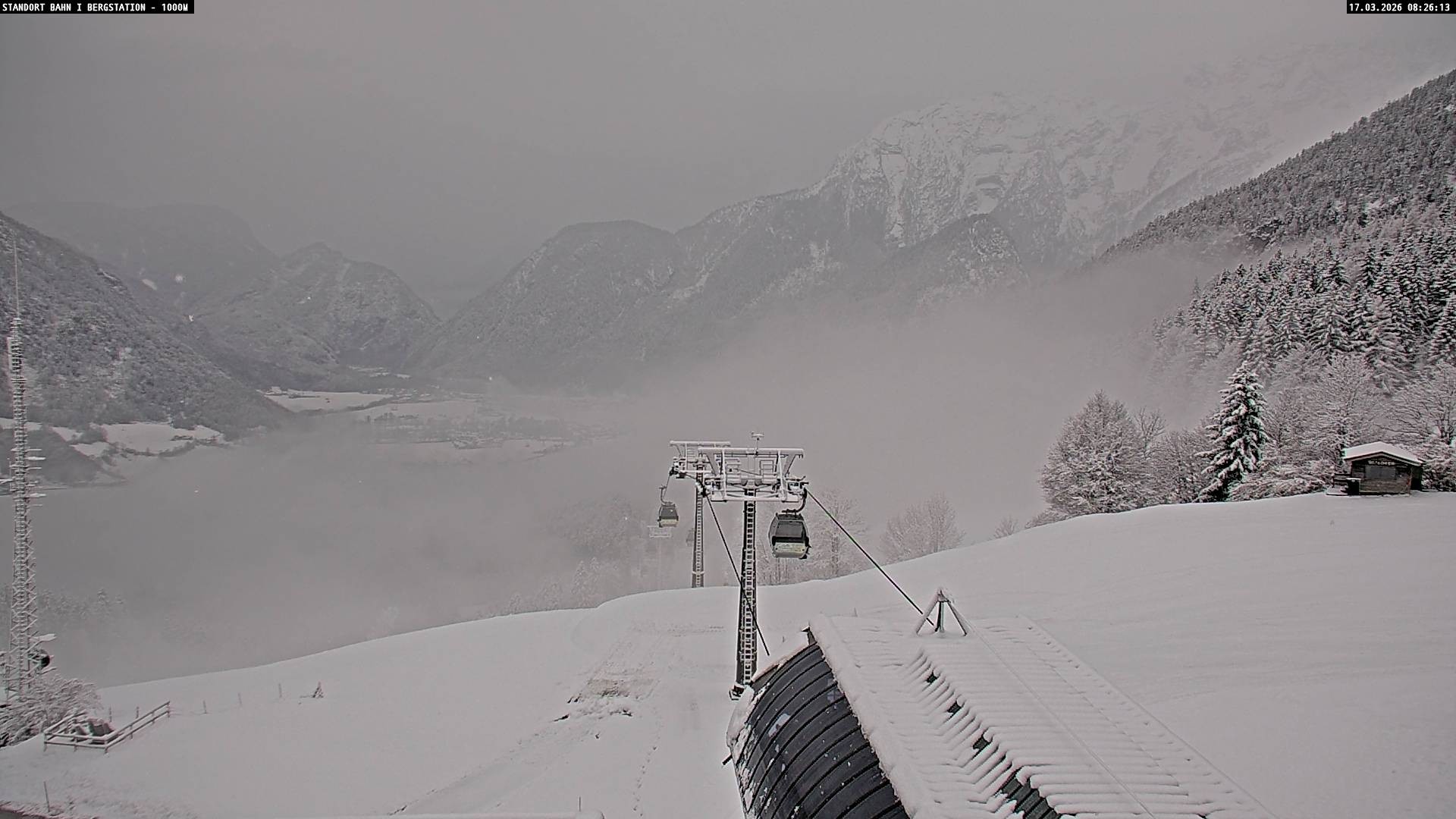 Archiv Foto Webcam Bergstation Almbahn I, Lofer