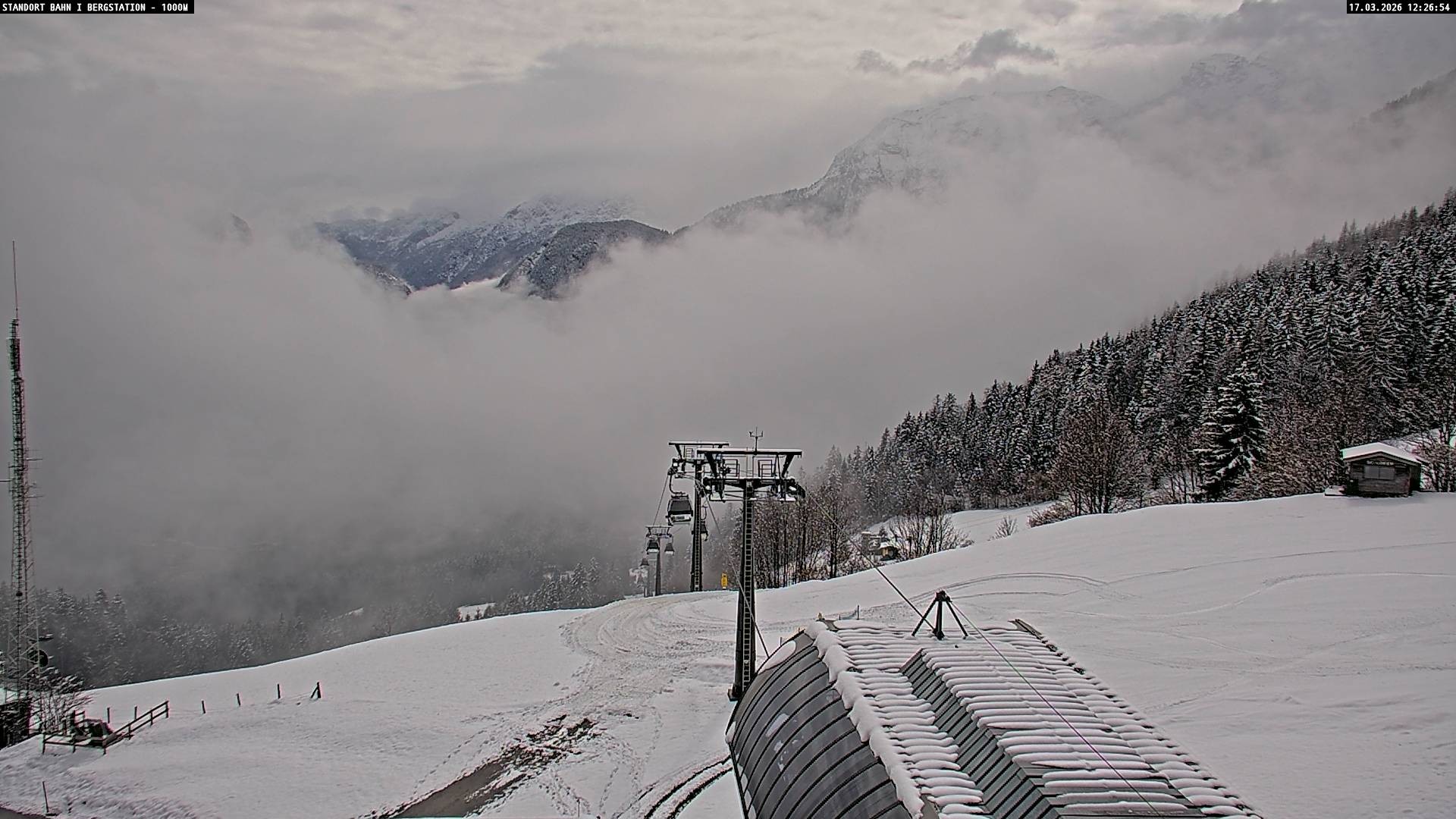 Archiv Foto Webcam Bergstation Almbahn I, Lofer