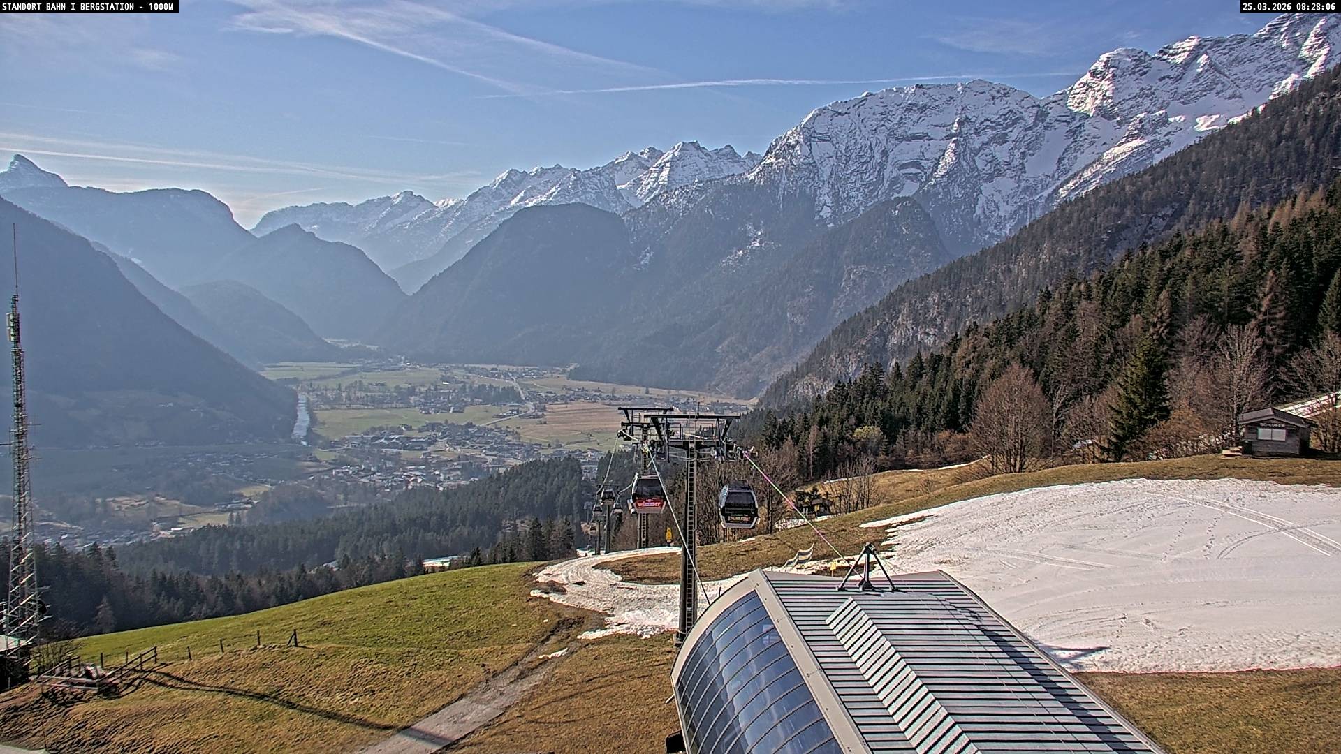 Archiv Foto Webcam Bergstation Almbahn I, Lofer