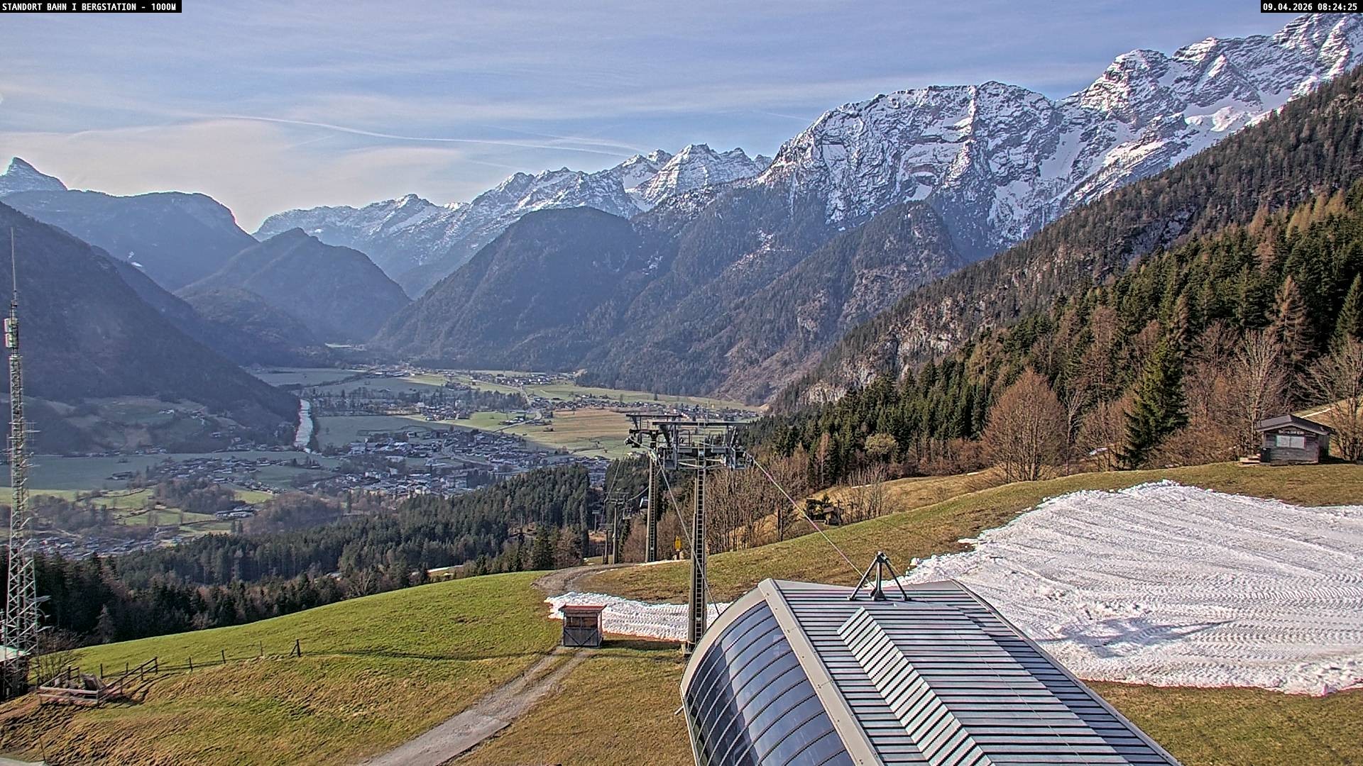 Archiv Foto Webcam Bergstation Almbahn I, Lofer