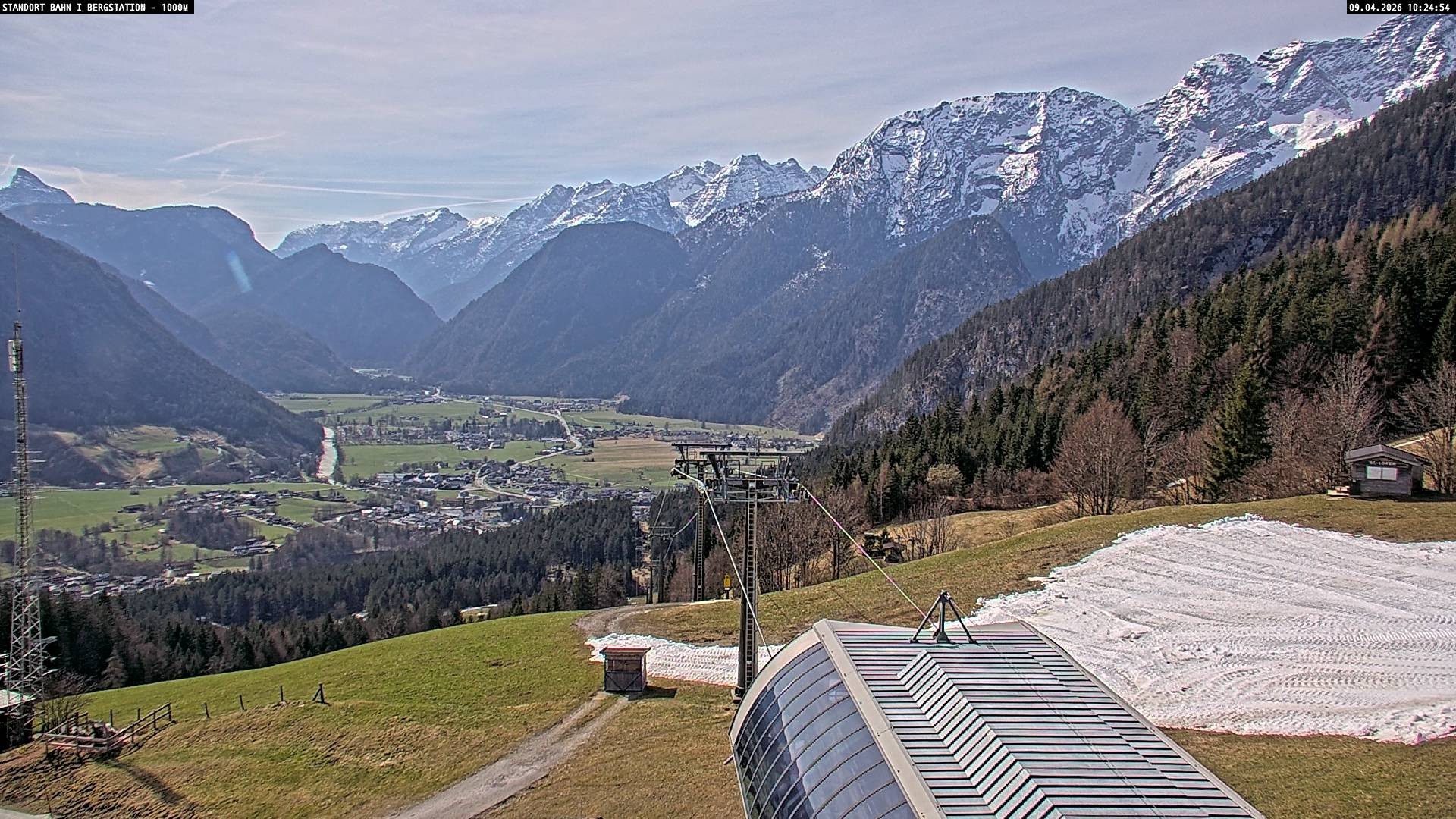 Archiv Foto Webcam Bergstation Almbahn I, Lofer