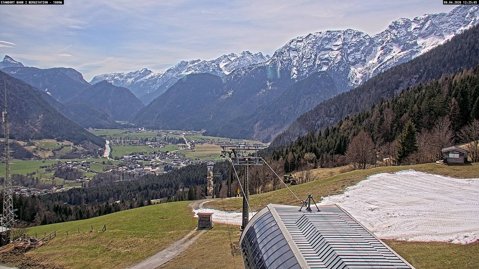 Archiv Foto Webcam Bergstation Almbahn I, Lofer