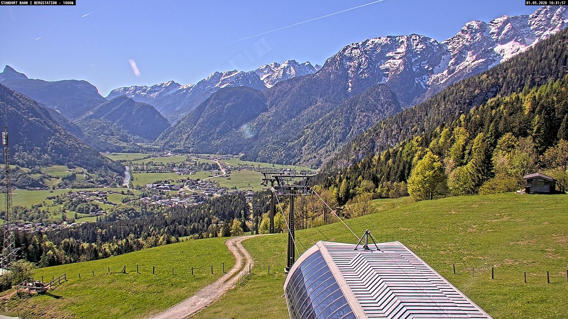Archiv Foto Webcam Bergstation Almbahn I, Lofer