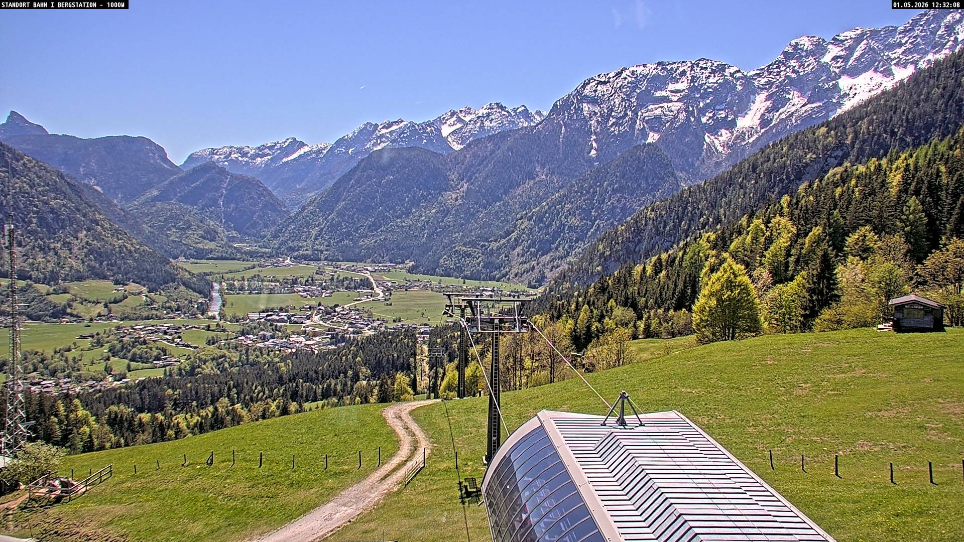Archiv Foto Webcam Bergstation Almbahn I, Lofer