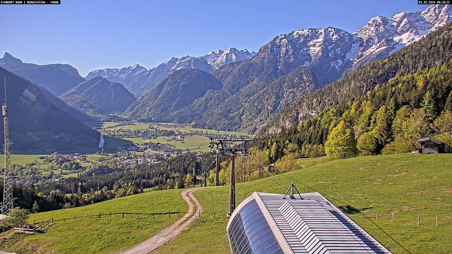 Archiv Foto Webcam Bergstation Almbahn I, Lofer