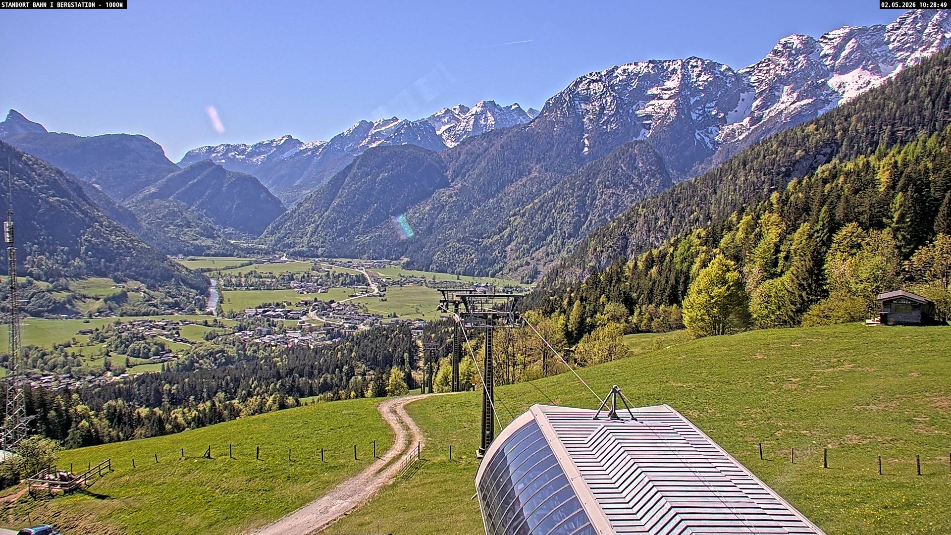 Archiv Foto Webcam Bergstation Almbahn I, Lofer