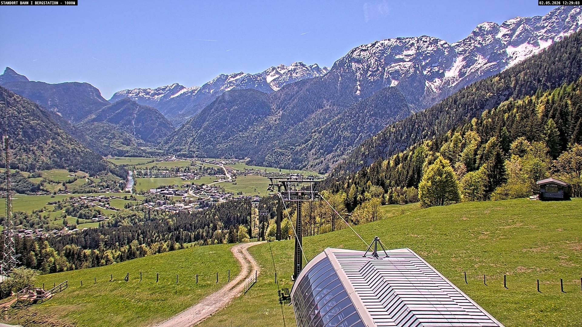 Archiv Foto Webcam Bergstation Almbahn I, Lofer