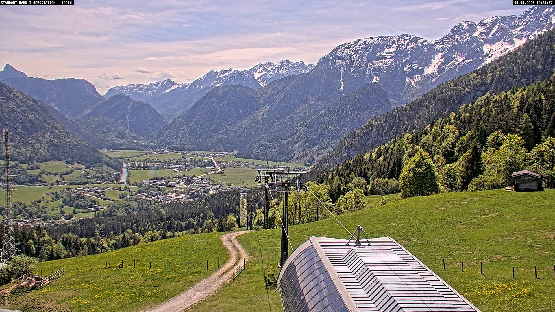 Archiv Foto Webcam Bergstation Almbahn I, Lofer