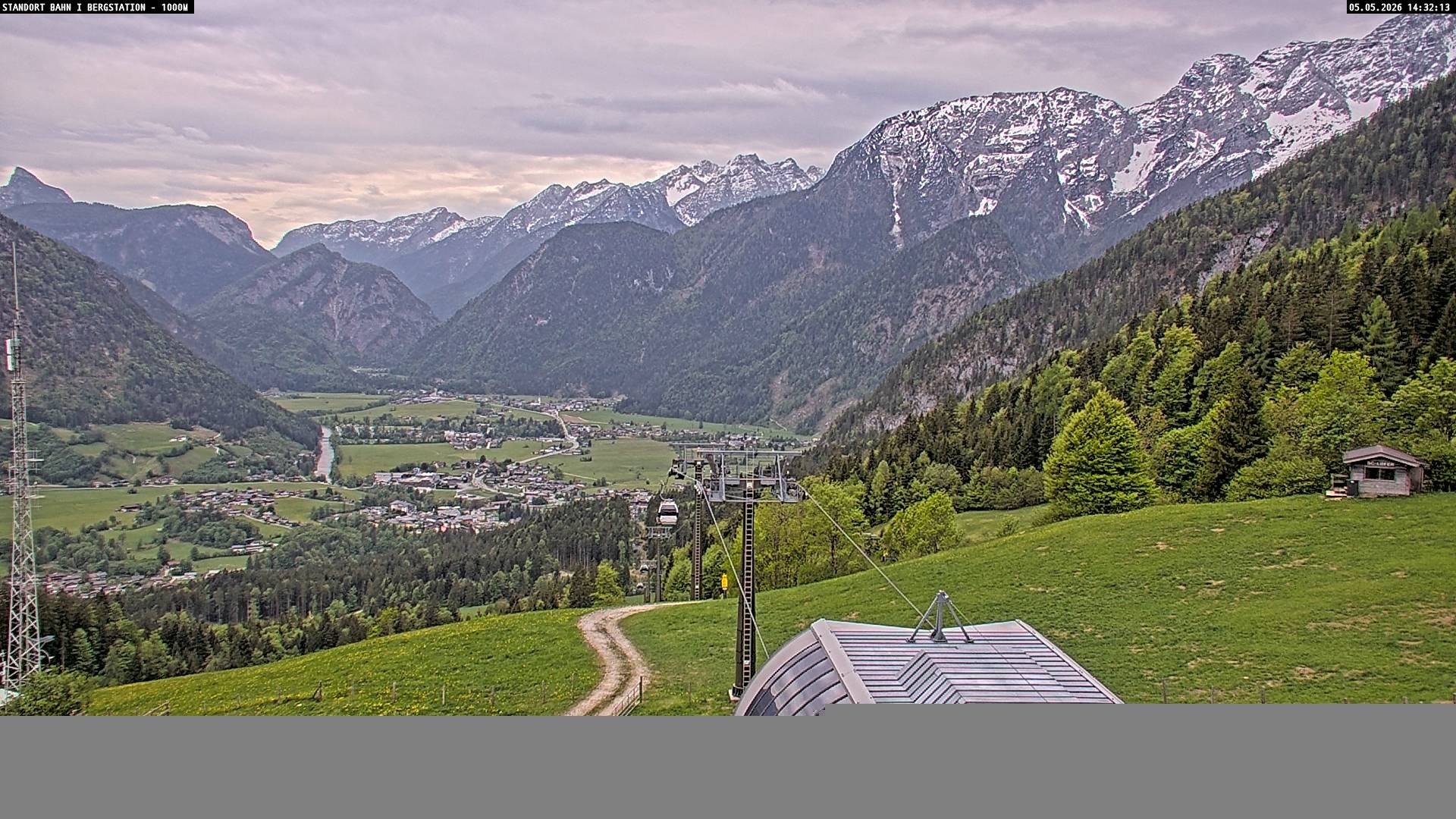 Archiv Foto Webcam Bergstation Almbahn I, Lofer
