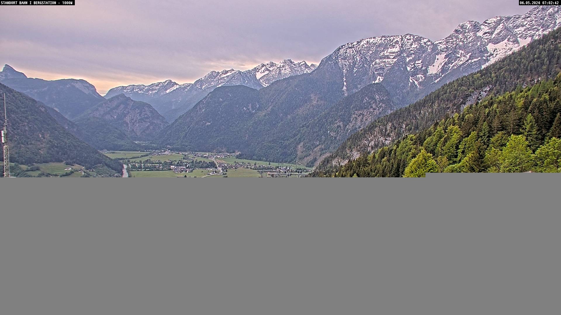 Archiv Foto Webcam Bergstation Almbahn I, Lofer