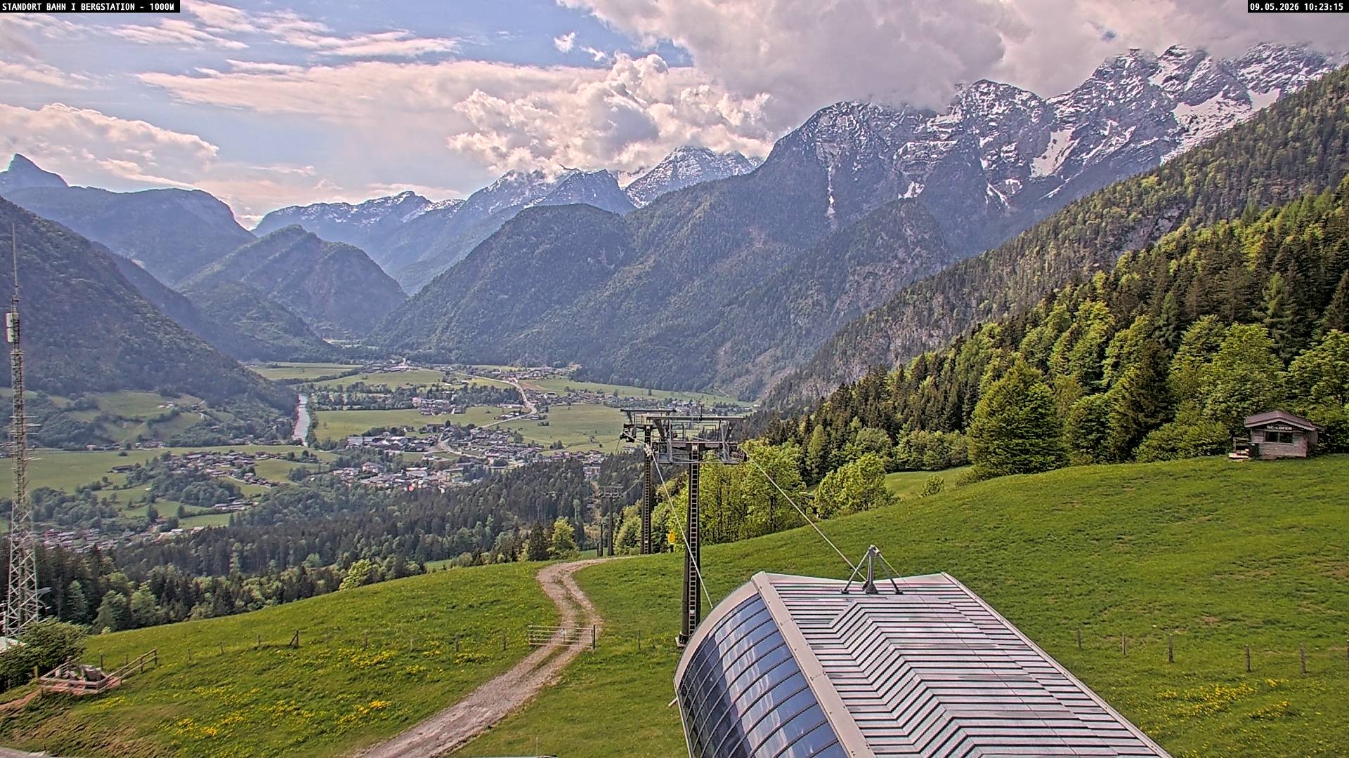 Archiv Foto Webcam Bergstation Almbahn I, Lofer