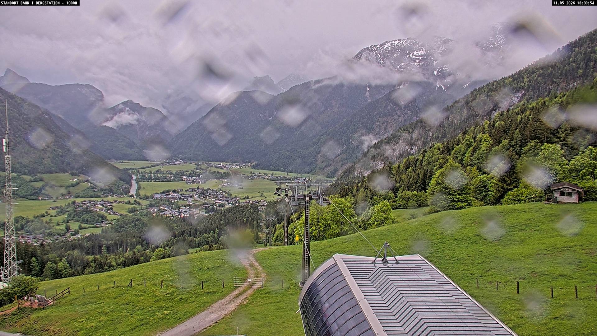 Archiv Foto Webcam Bergstation Almbahn I, Lofer