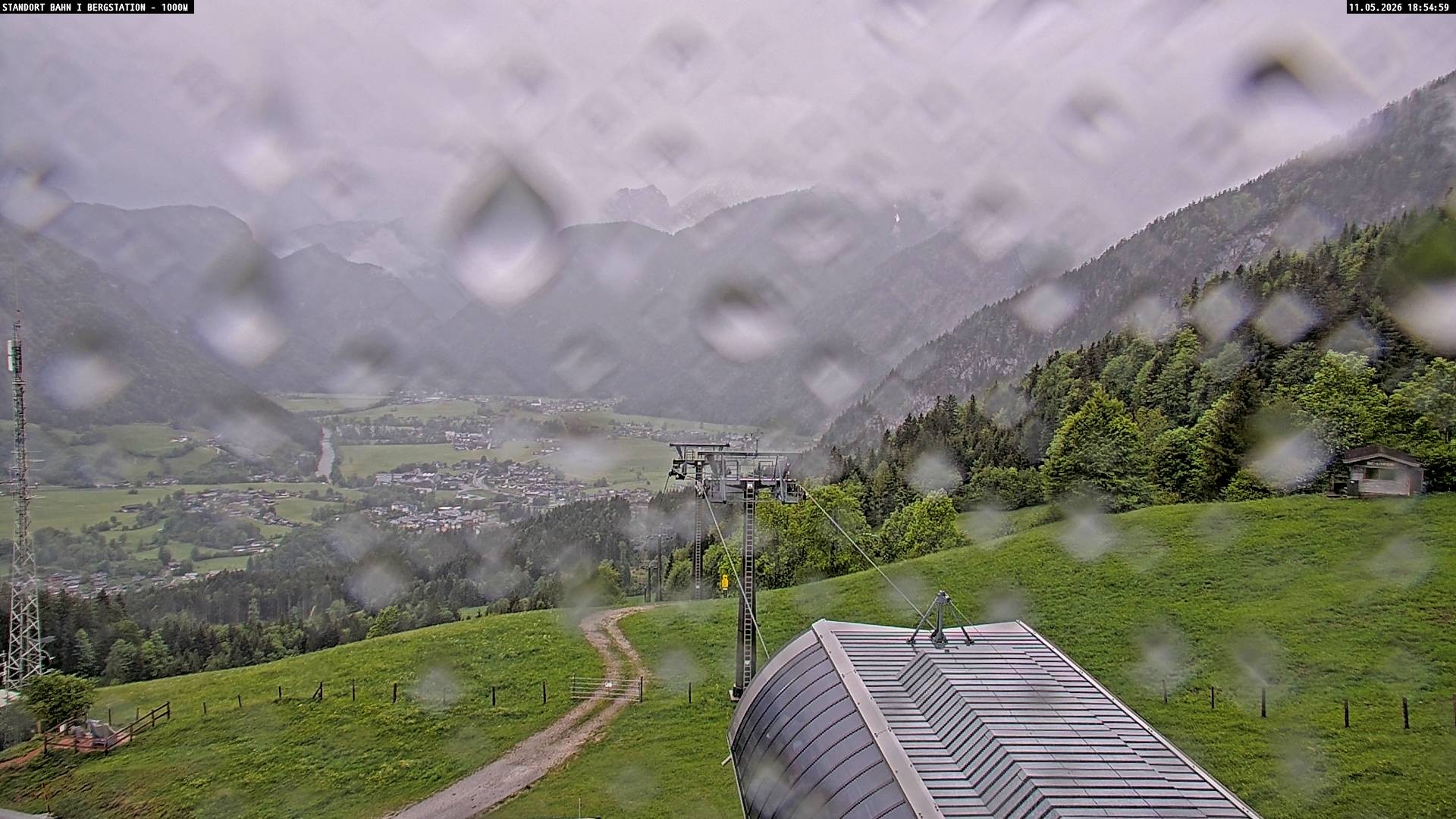 Archiv Foto Webcam Bergstation Almbahn I, Lofer