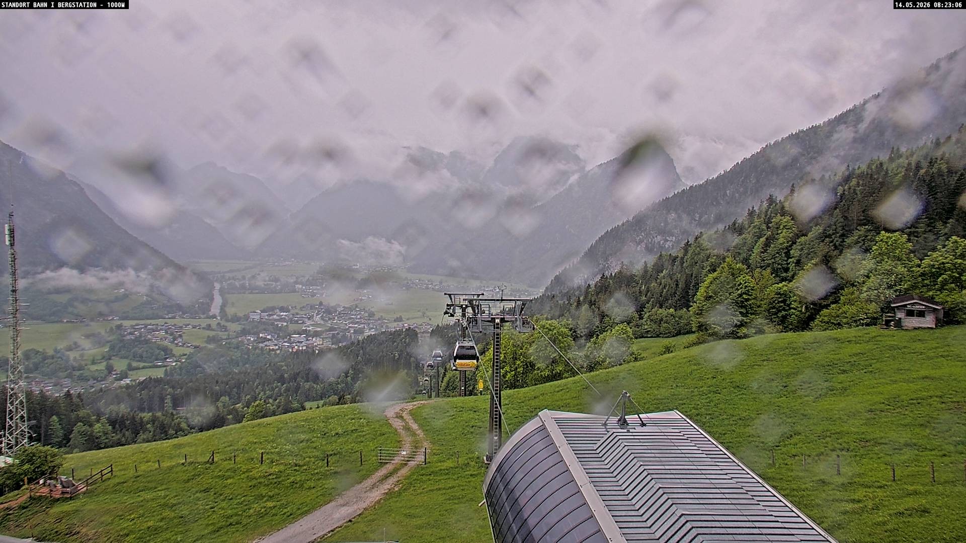 Archiv Foto Webcam Bergstation Almbahn I, Lofer