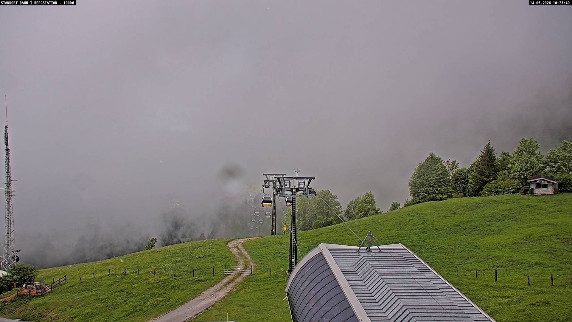 Archiv Foto Webcam Bergstation Almbahn I, Lofer