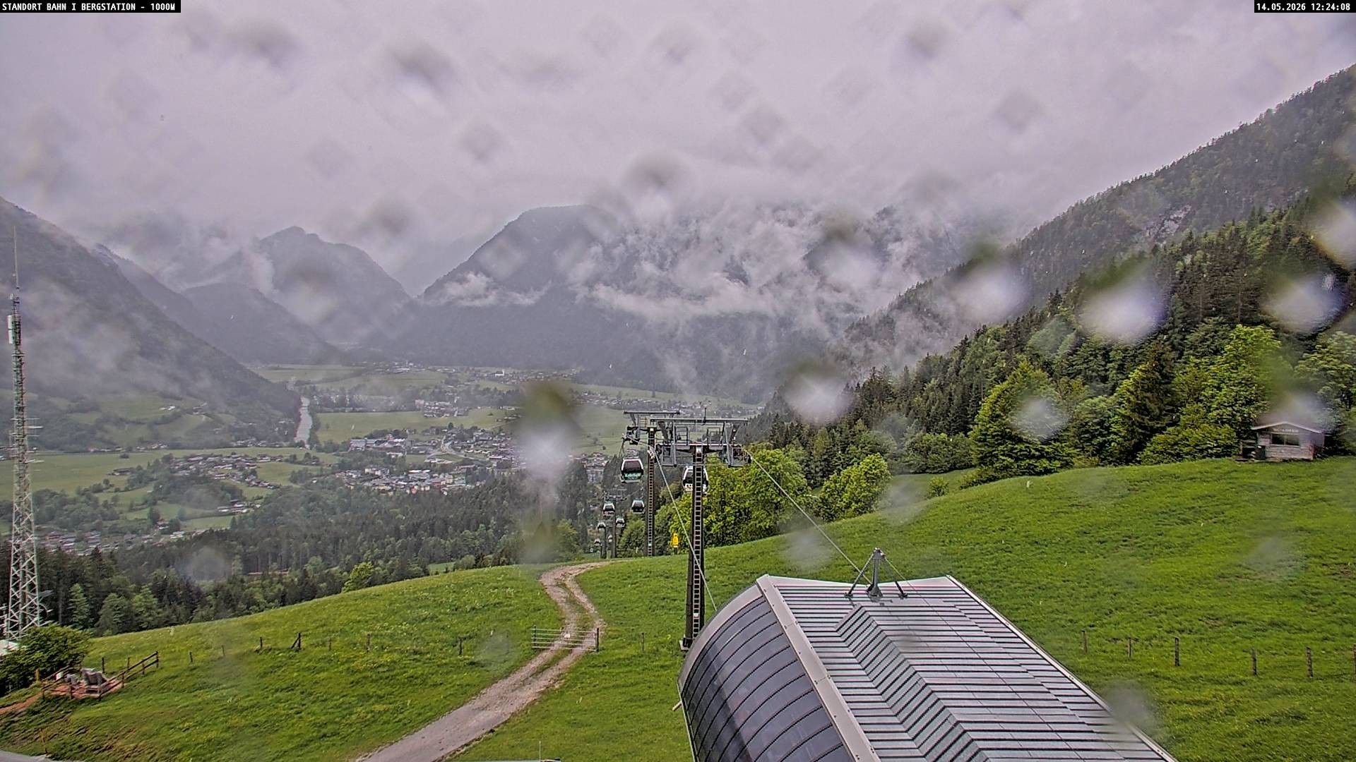 Archiv Foto Webcam Bergstation Almbahn I, Lofer