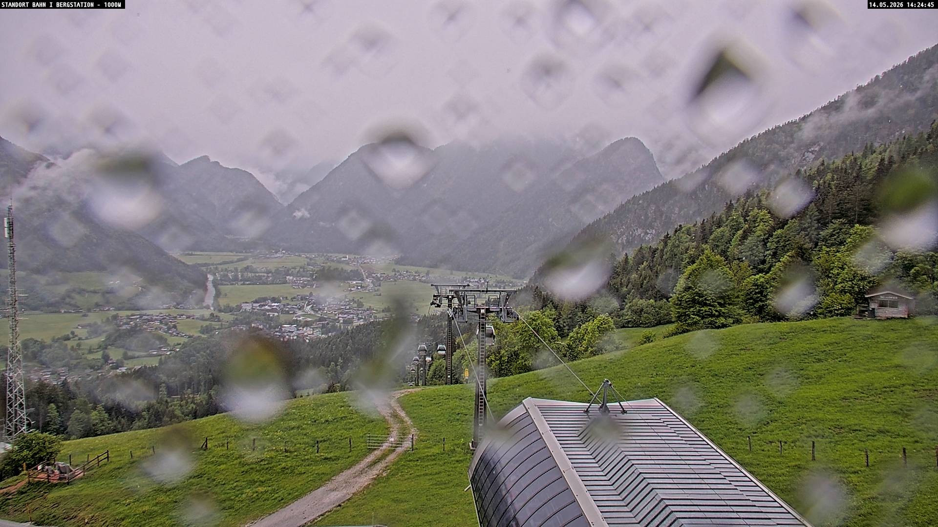 Archiv Foto Webcam Bergstation Almbahn I, Lofer