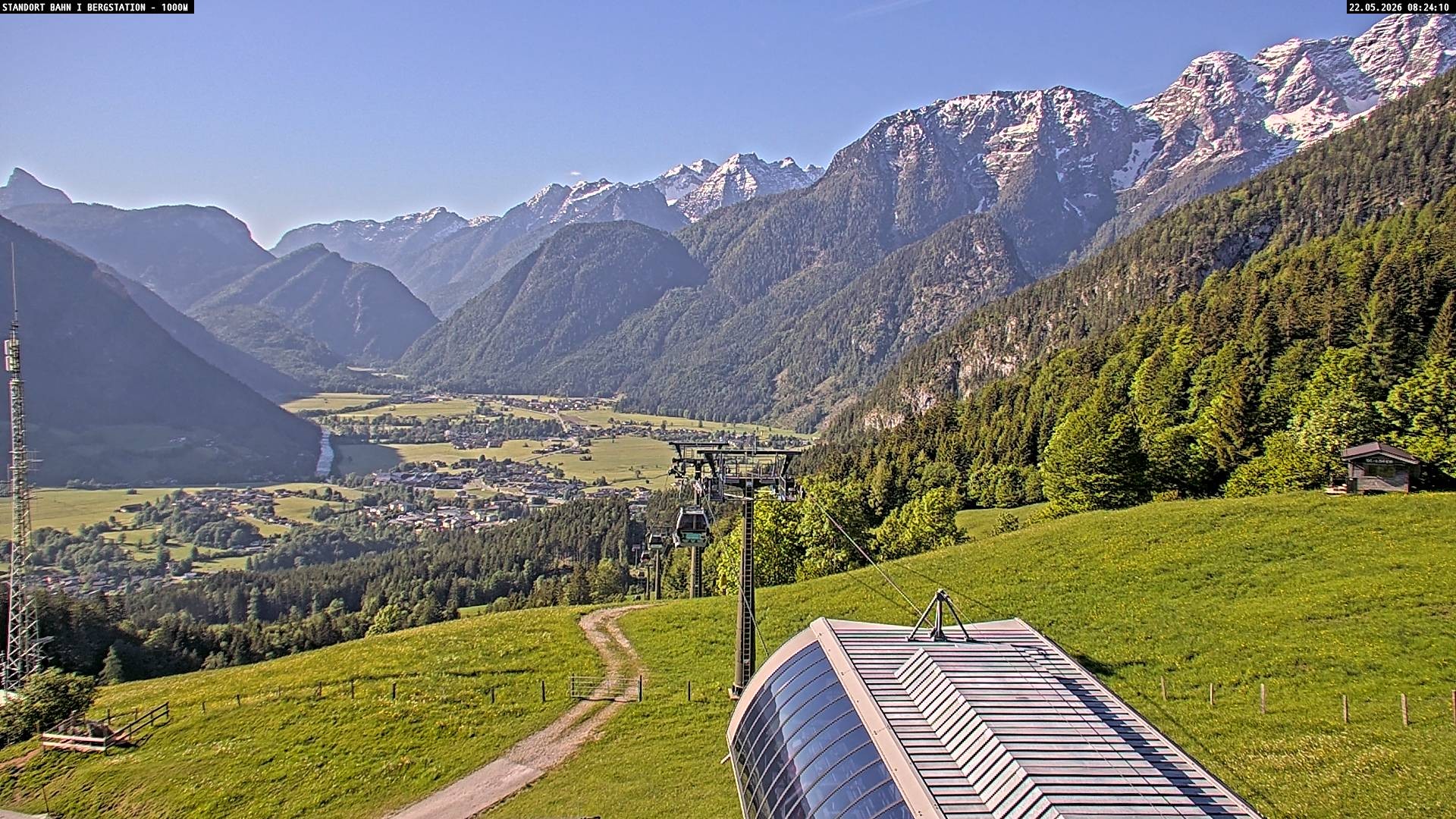 Archiv Foto Webcam Bergstation Almbahn I, Lofer