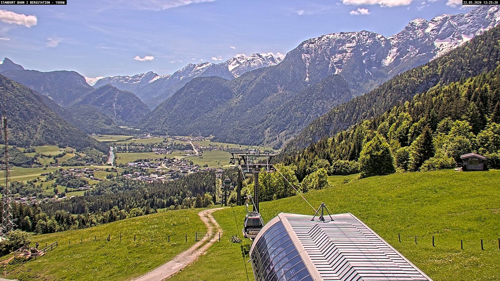Archiv Foto Webcam Bergstation Almbahn I, Lofer