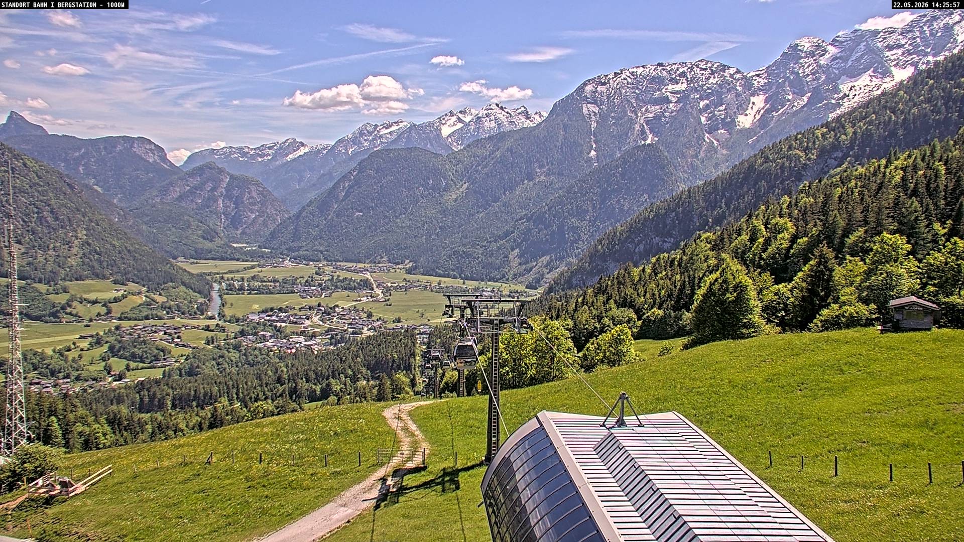 Archiv Foto Webcam Bergstation Almbahn I, Lofer