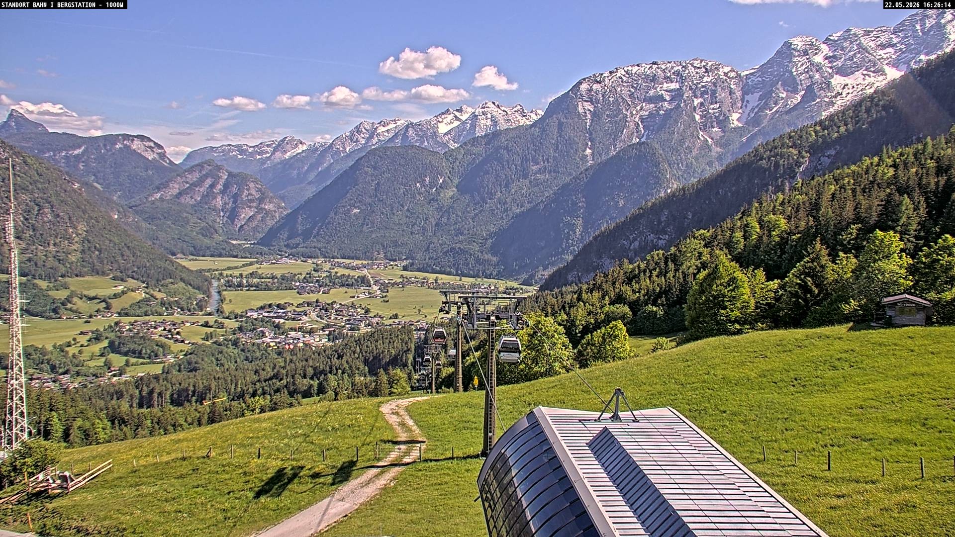 Archiv Foto Webcam Bergstation Almbahn I, Lofer