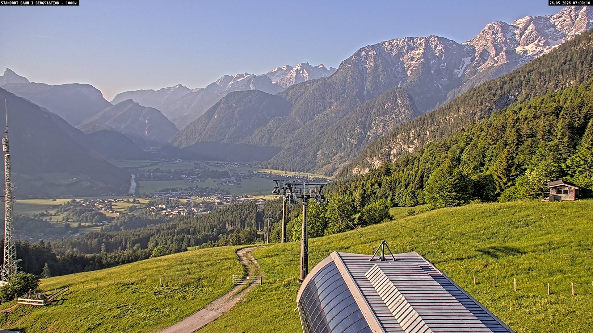 Archiv Foto Webcam Bergstation Almbahn I, Lofer