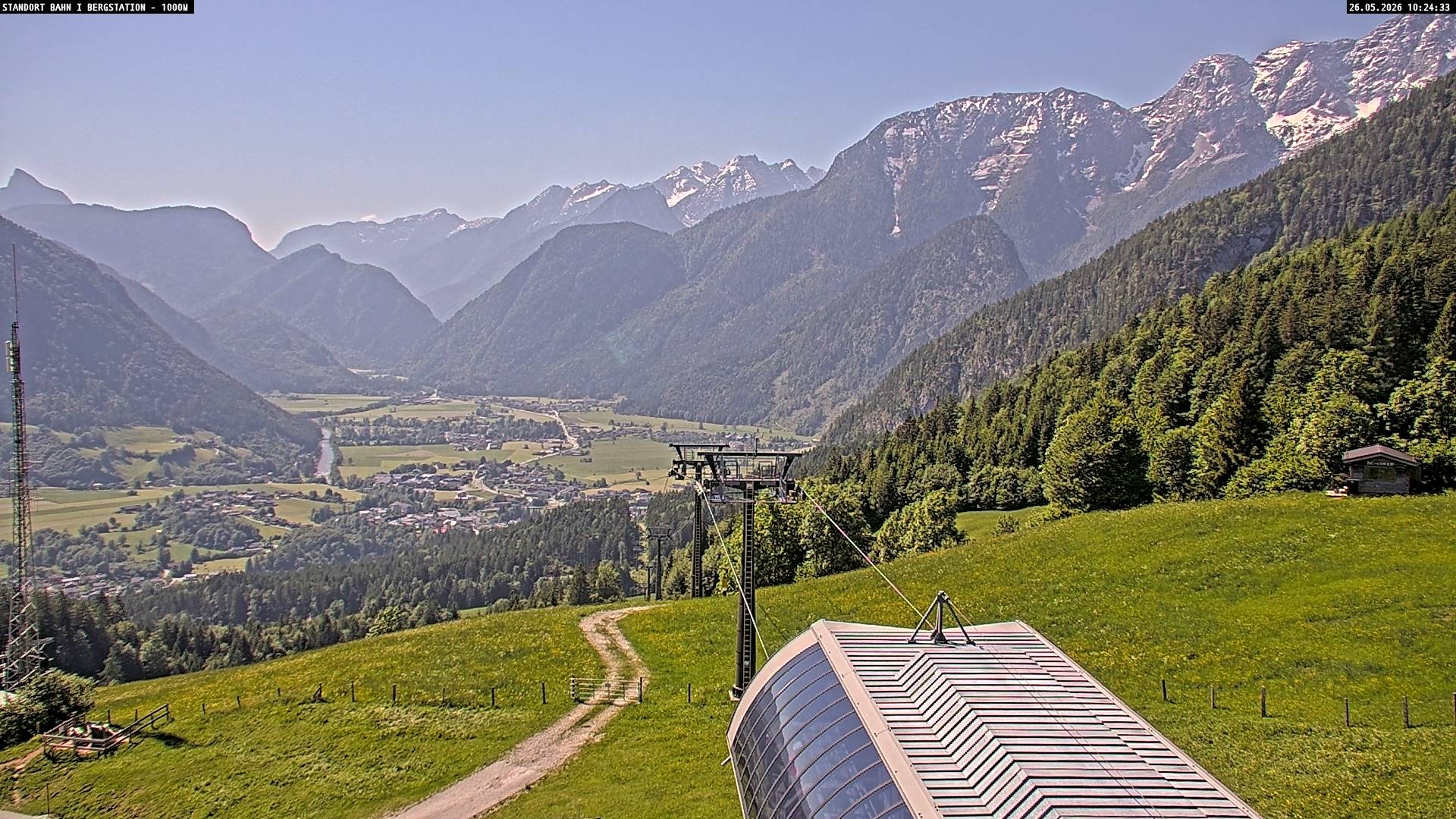 Archiv Foto Webcam Bergstation Almbahn I, Lofer