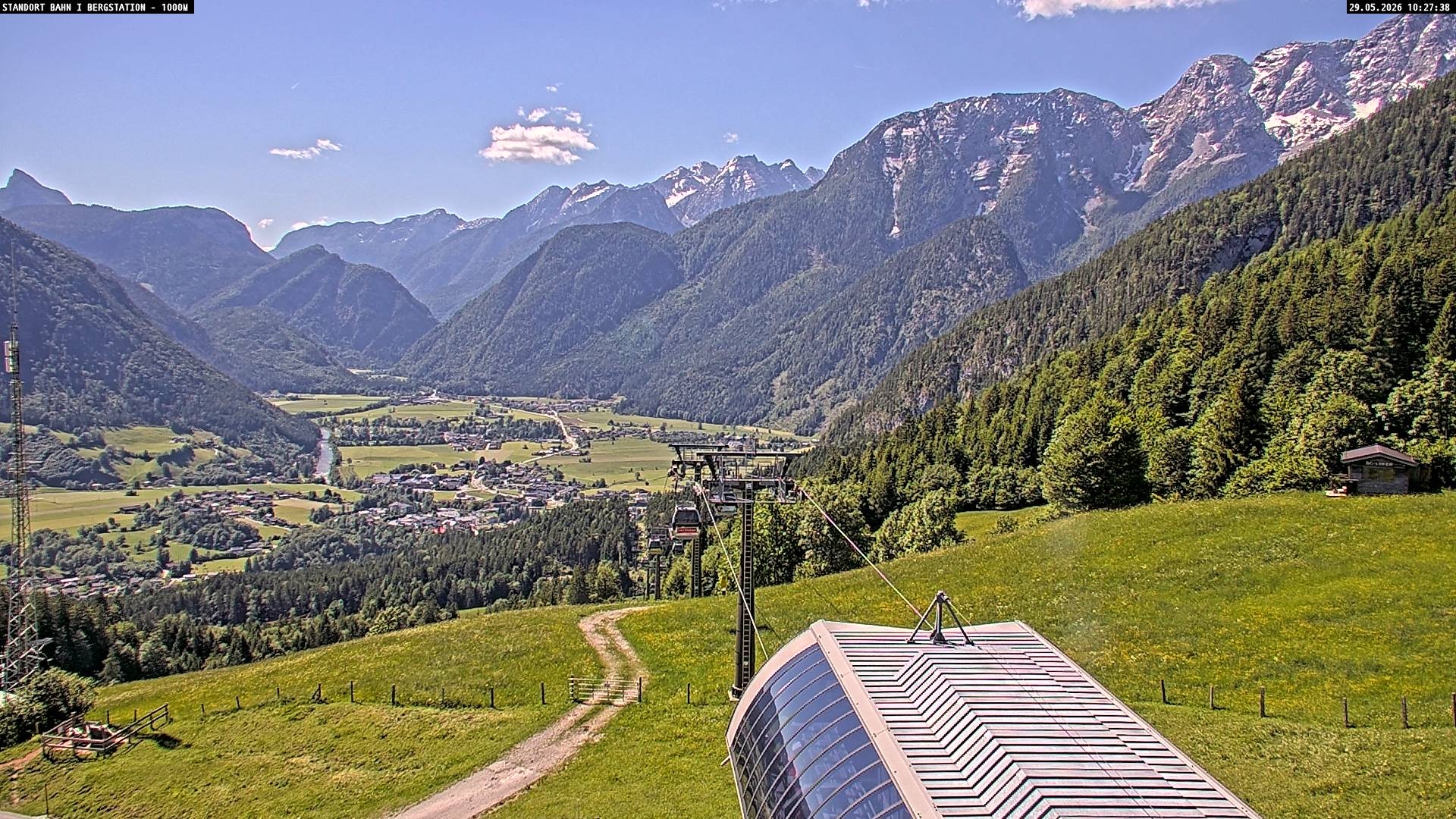 Archiv Foto Webcam Bergstation Almbahn I, Lofer