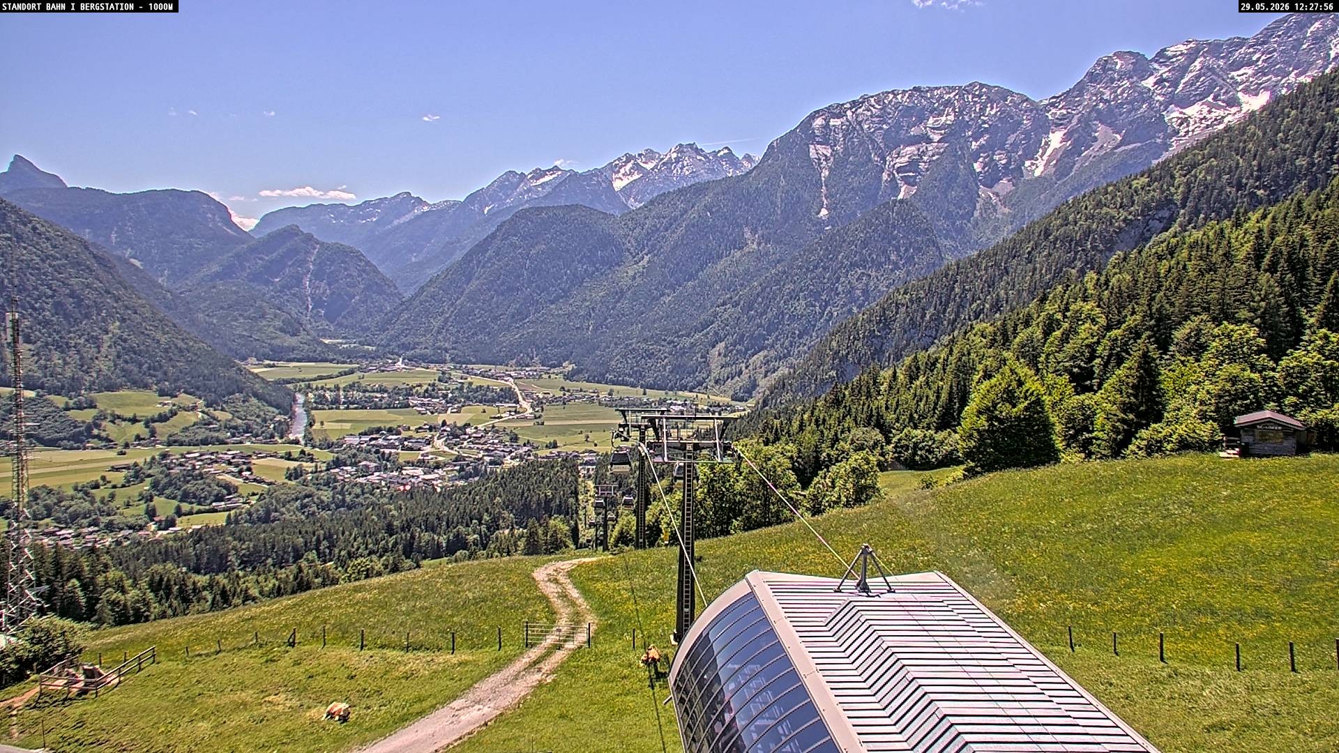 Archiv Foto Webcam Bergstation Almbahn I, Lofer