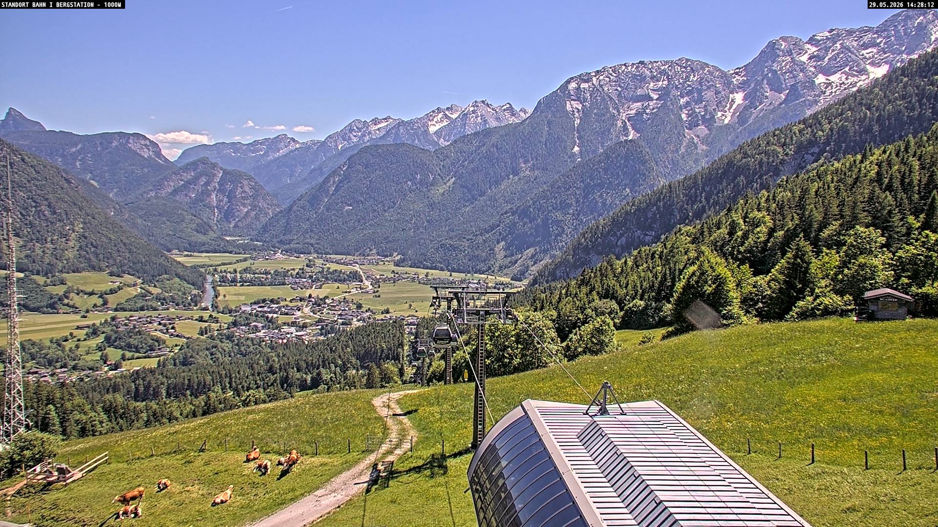 Archiv Foto Webcam Bergstation Almbahn I, Lofer