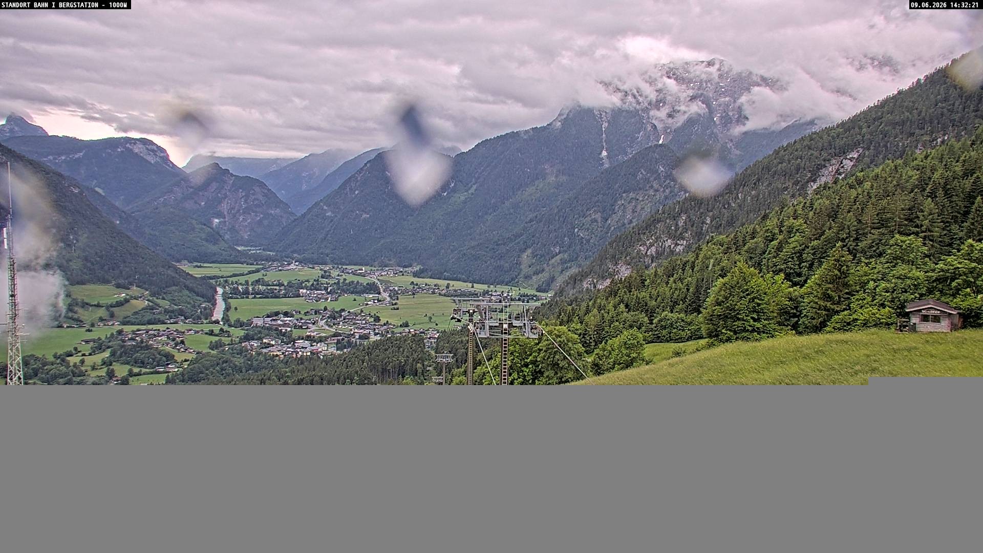 Archiv Foto Webcam Bergstation Almbahn I, Lofer