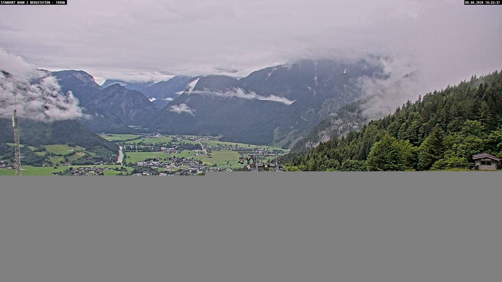 Archiv Foto Webcam Bergstation Almbahn I, Lofer