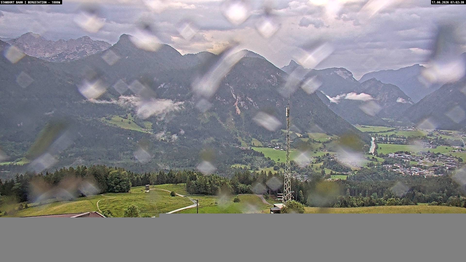 Archiv Foto Webcam Bergstation Almbahn I, Lofer