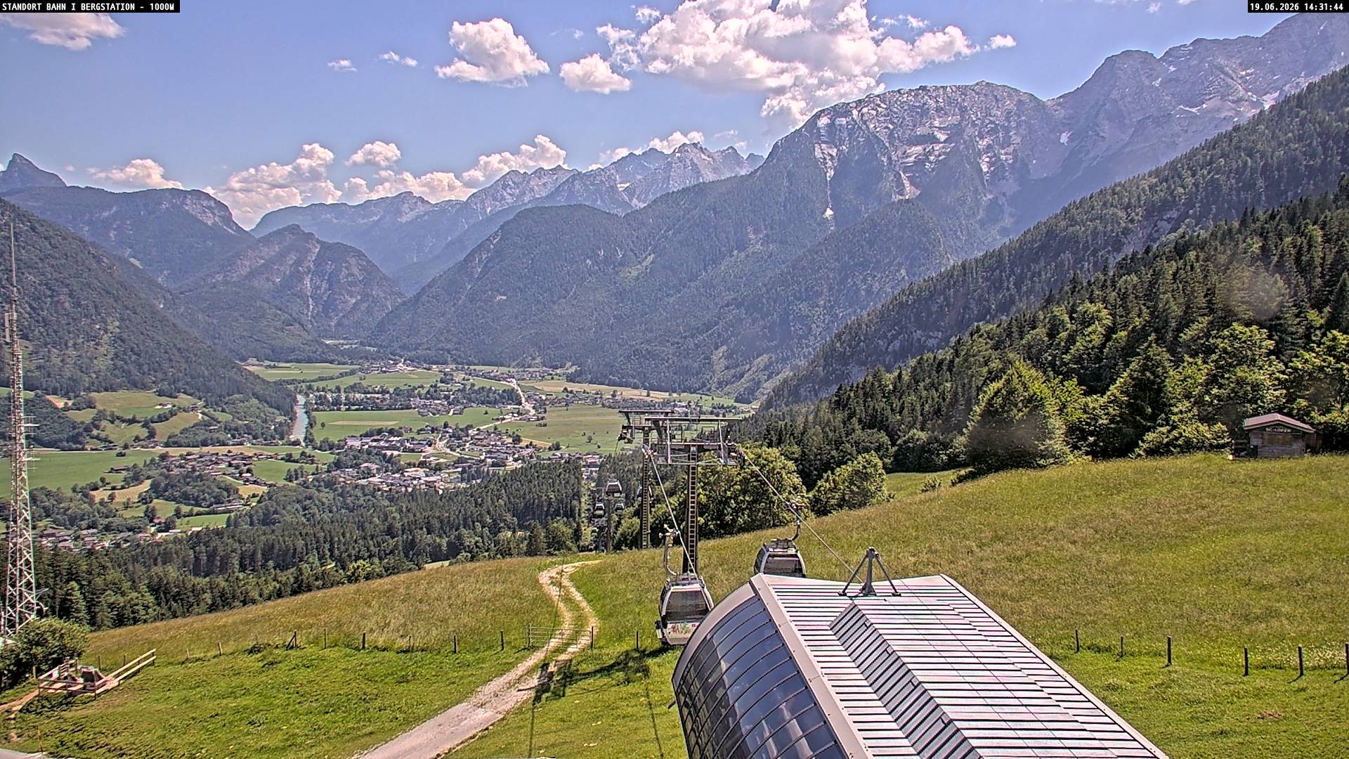 Archiv Foto Webcam Bergstation Almbahn I, Lofer