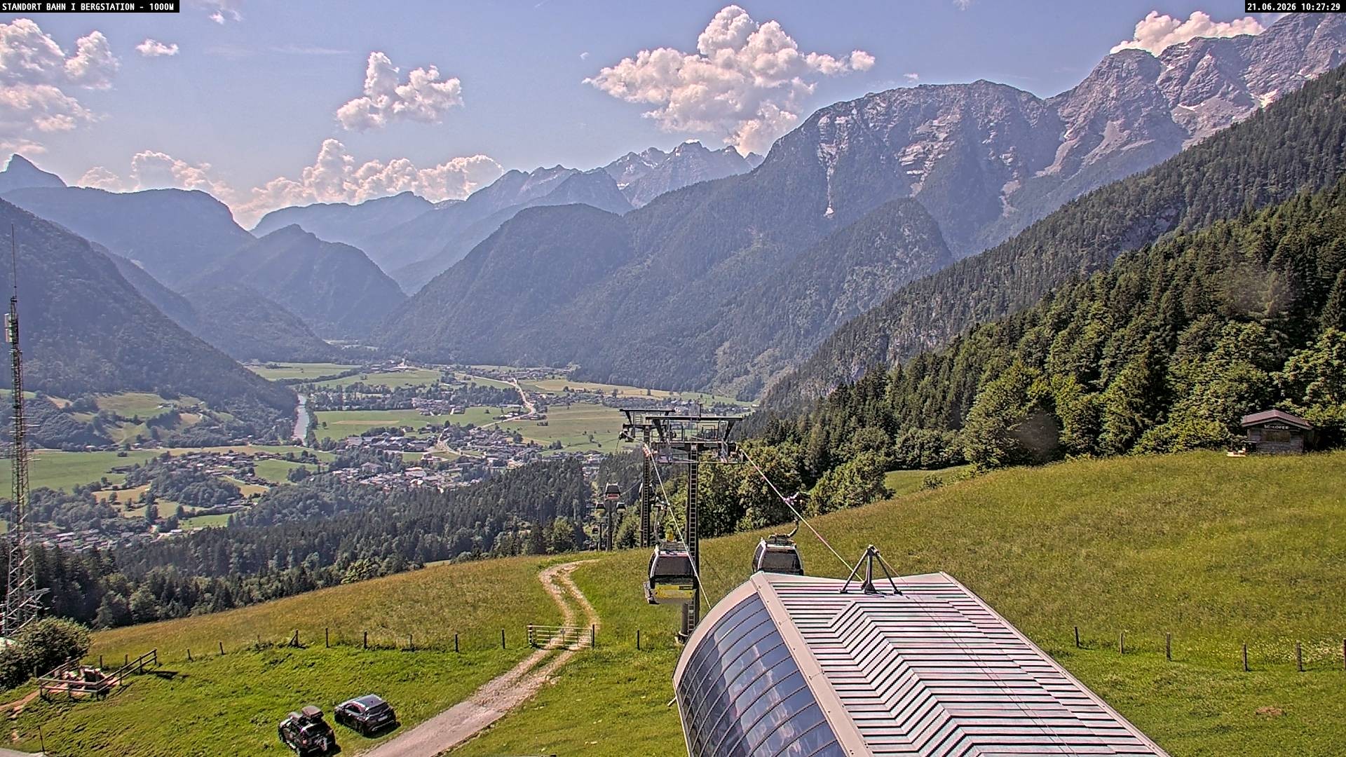 Archiv Foto Webcam Bergstation Almbahn I, Lofer