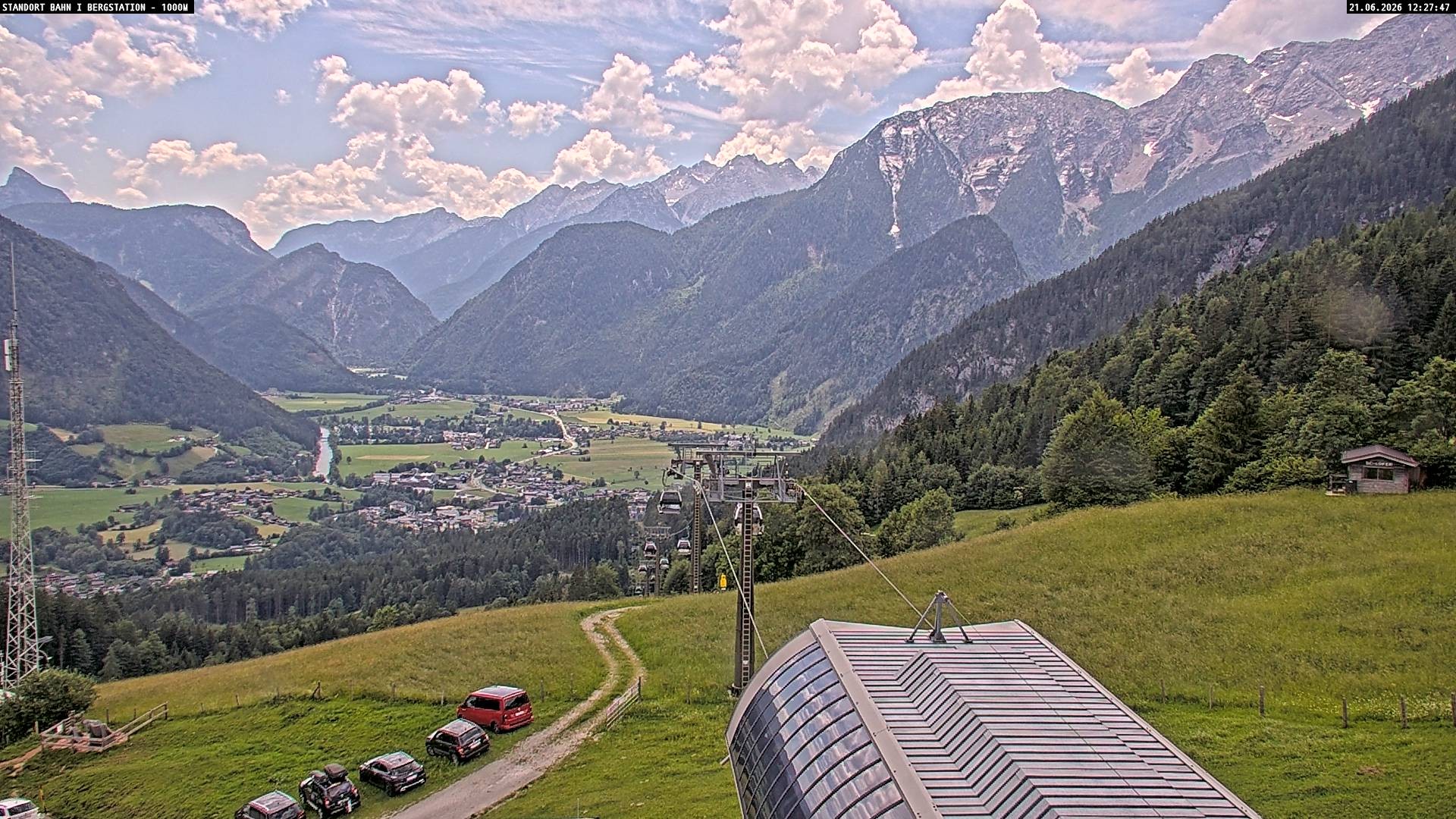 Archiv Foto Webcam Bergstation Almbahn I, Lofer
