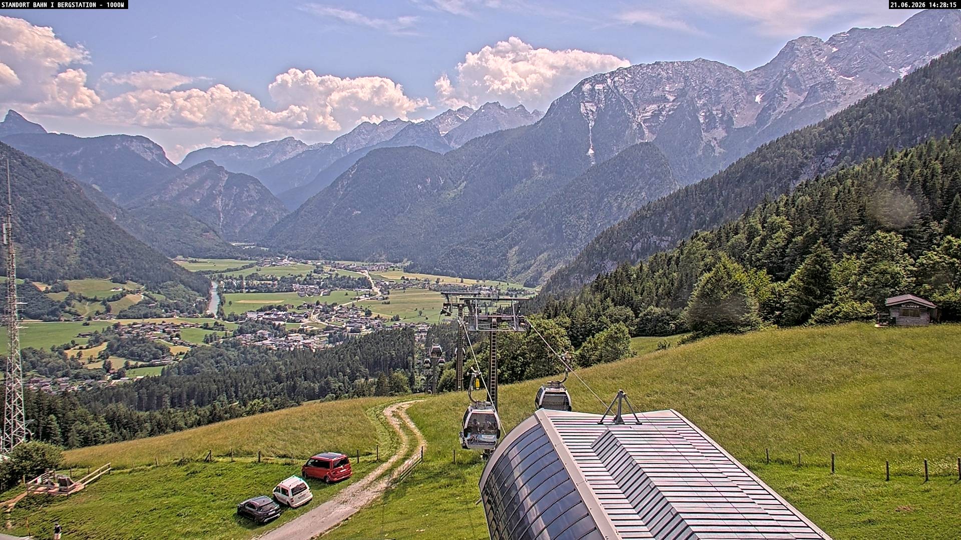 Archiv Foto Webcam Bergstation Almbahn I, Lofer